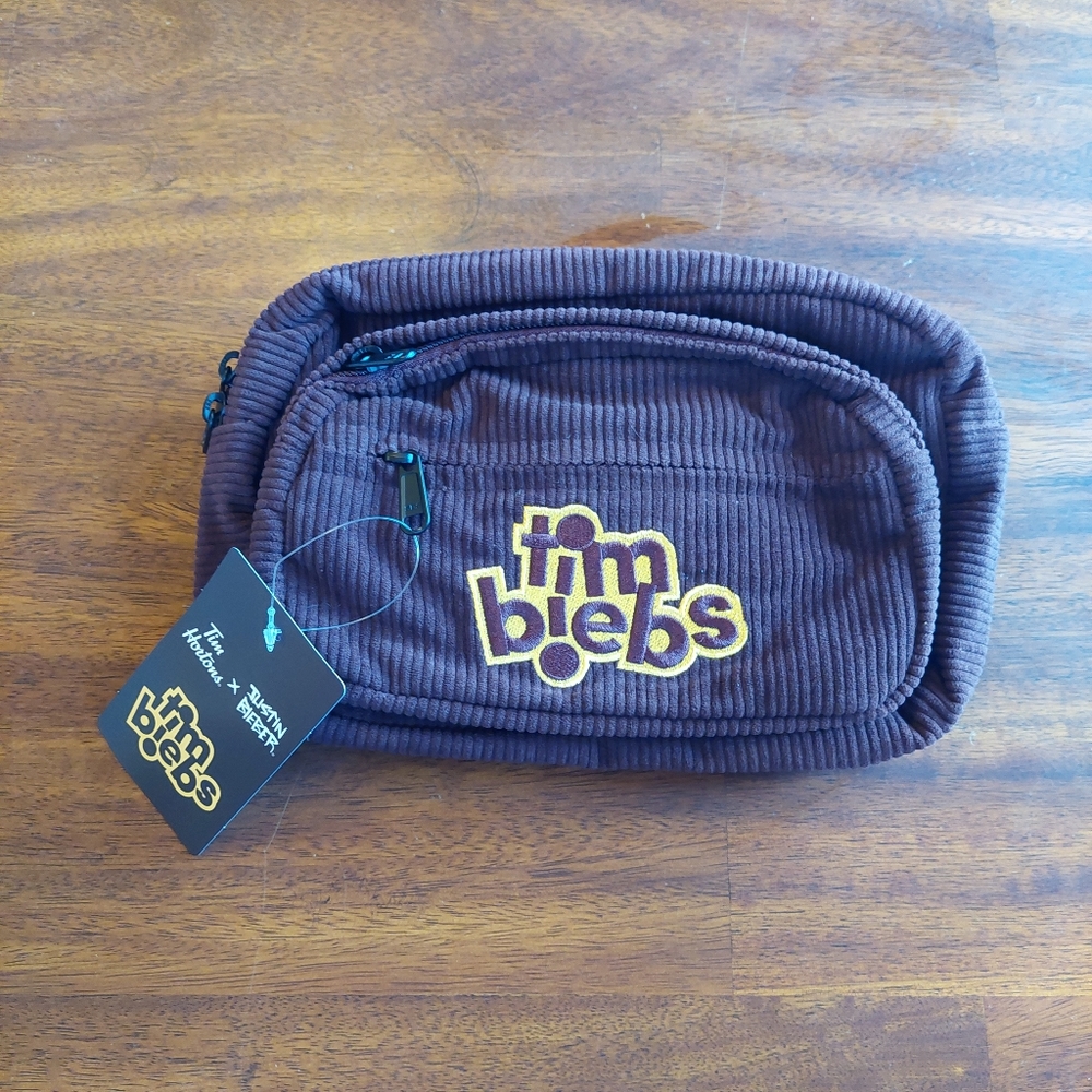 Tim Biebs Fanny Pack BNWT Tim Hortons Just Bieber Limited Edition